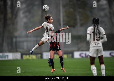 Foto Claudio Furlan - Lapresse 15 novembre 2020 Milano (Italia) Actualités Campionato série A Femminile Milan femmes contre les femmes roms Banque D'Images