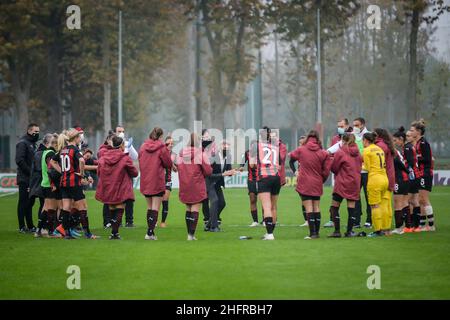 Foto Claudio Furlan - Lapresse 15 novembre 2020 Milano (Italia) Actualités Campionato série A Femminile Milan femmes contre les femmes roms Banque D'Images