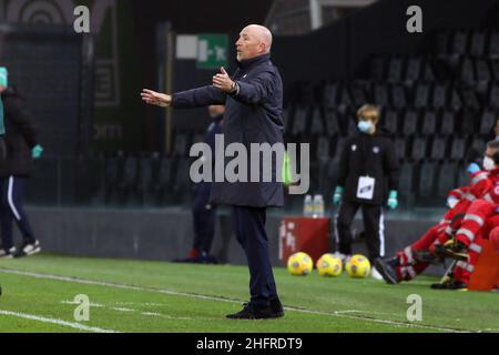 Andrea Bressanutti/Lapresse 22 novembre 2020 Udine, Italie football sportif Udinese vs Gênes - Ligue italienne de football A Tim 2020/2021 - Stade Dacia Arena dans le pic: maran rolando Banque D'Images