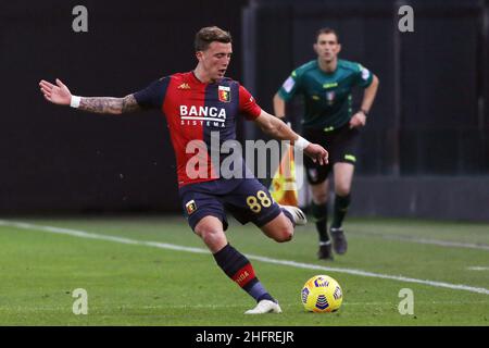 Andrea Bressanutti/Lapresse 22 novembre 2020 Udine, Italie football sportif Udinese vs Gênes - Ligue italienne de football A Tim 2020/2021 - Stade Dacia Arena dans le pic: pellegrini luca Banque D'Images