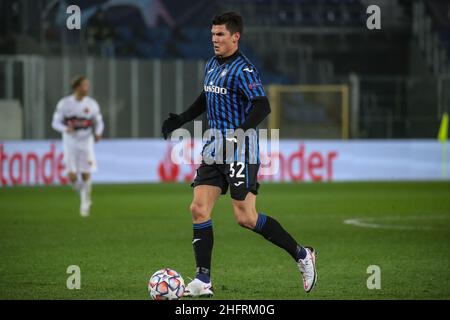 Stefano Nicoli/Lapresse 01-12-2020 Bergame Italie Sport Soccer Atalanta vs Midtjylland UEFA Champions League - Group D Gewiss Stadium in the Picture Matteo Pessina Banque D'Images