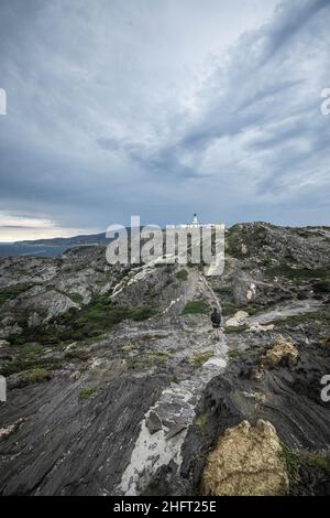Le phare du Cap de Creus Banque D'Images