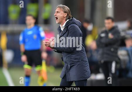 Lapresse - Tano Pecoraro 19 janvier 2020 City Genova - (Italie) Sport Soccer Gênes vs Roma Italian football Championship League A TIM 2019/2020 - "Luigi Ferraris" Stadium dans le pic: nicola davide Banque D'Images