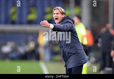 Lapresse - Tano Pecoraro 05 janvier 2020 City Genova - (Italie) Sport Soccer Gênes vs Sassuolo Italian football Championship League A TIM 2019/2020 - "Luigi Ferraris" Stadium in the pic: nicola davide Banque D'Images