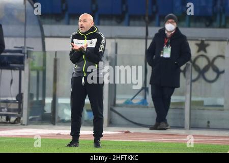 Foto Alfredo Falcone - LaPresse19/01/2021 Roma ( Italia)Sport CalcioRoma - Spezia Tim Cup 2020 2021 - Stadio Olimpico di RomaNella foto:vincenzo italianophoto Alfredo Falcone - LaPresse19/01/2021 Roma (Italy)Sport SoccerRoma - Spezia Tim Cup 2020 2021 - Olimpico Stadium de Romain le pic:vincenalizo Banque D'Images