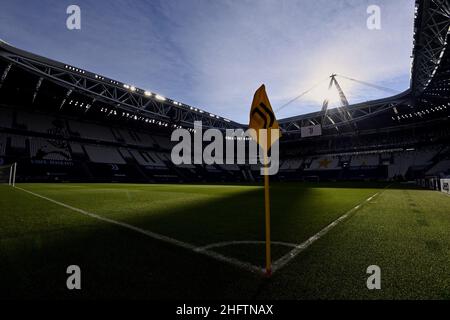 Lapresse - Fabio Ferrari 24 janvier 2021 Turin, Italie football sportif Juventus FC vs Bologna FC - Ligue italienne de football A TIM 2020/2021 - Stade Allianz dans le pic:Stade Allianz Banque D'Images