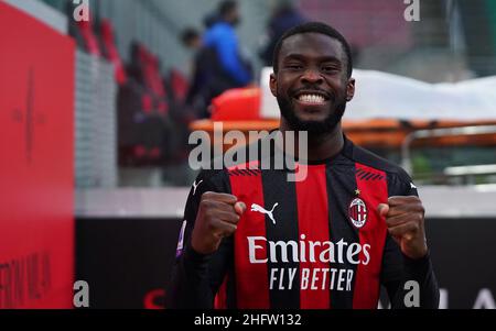 Lapresse - Spada 07 février 2021 Milan ( Italie ) Sport Soccer A.C.Milan - Stagione 2020-2021 - série A Milan contre Crotone dans le pic: Tomori Banque D'Images