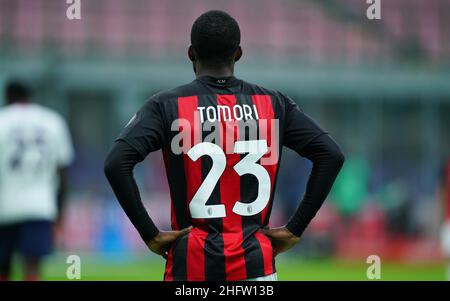 Lapresse - Spada 07 février 2021 Milan ( Italie ) Sport Soccer A.C.Milan - Stagione 2020-2021 - série A Milan contre Crotone dans le pic: tomori Banque D'Images