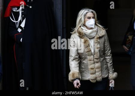 Cecilia Fabiano/Lapresse 17 février 2021 Roma (Italie) Actualités : Gouvernement Draghi , Sénat confiance dans le pic : Maria Rizzotti Banque D'Images