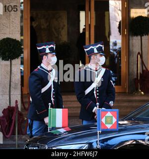 Mauro Scrobogna /Lapresse 19 février 2021 et#xA0; Rome, Italie nouvelles Cour des comptes - inauguration de l'année judiciaire Banque D'Images