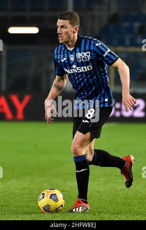 Gianluca Checchi/Lapresse 21 02 2021 Bergame (Italia) Sport Soccer Atalanta vs Napoli - Championnat italien de football League A 2020/2021 - Gewiss Stadium sur la photo: Robin Gosens Banque D'Images