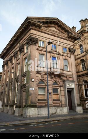 maison de douves du château ancienne banque du nord et du sud du pays de galles derby Square Liverpool Angleterre Royaume-Uni construit sur le site de l'ancienne douves du château de liverpool Banque D'Images