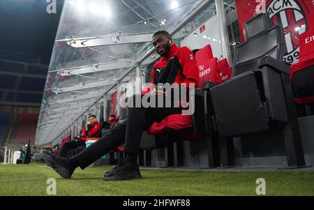 Lapresse - Spada 03 mars 2021 Milan ( Italie ) Sport Soccer A.C.Milan- saison 2019-2020 - série A Milan vs Udinese dans la photo: Tomori Banque D'Images