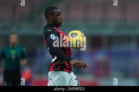 Lapresse - Spada 03 mars 2021 Milan ( Italie ) Sport Soccer A.C.Milan- saison 2019-2020 - série A Milan vs Udinese dans le pic: Kalulu Banque D'Images