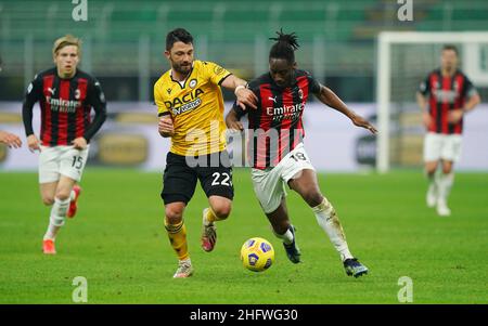 Lapresse - Spada 03 mars 2021 Milan ( Italie ) Sport Soccer A.C.Milan- saison 2019-2020 - série A Milan vs Udinese dans la photo: Méite Banque D'Images