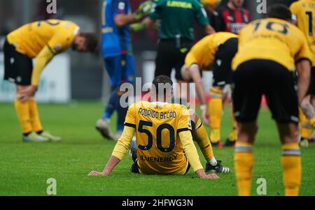 Lapresse - Spada 03 mars 2021 Milan ( Italie ) Sport Soccer A.C.Milan- saison 2019-2020 - série A Milan vs Udinese dans la photo: Becao Banque D'Images