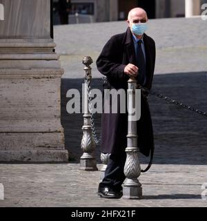 Mauro Scrobogna /Lapresse 25 mars 2021 Rome, Italie Actualités Montecitorio - Ministère de la Santé sur la photo: Giovanni Rezza, Directeur général de la prévention au Ministère de la Santé Banque D'Images