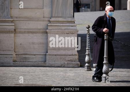 Mauro Scrobogna /Lapresse 25 mars 2021 Rome, Italie Actualités Montecitorio - Ministère de la Santé sur la photo: Giovanni Rezza, Directeur général de la prévention au Ministère de la Santé Banque D'Images