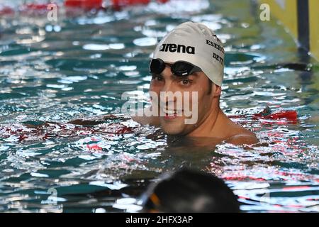 GIAN Mattia d'Alberto - Lapresse Mars, 31 2021 Riccione (RM) Sport natation Championnat italien de natation Unipol dans le pic: Gabriele Detti Banque D'Images