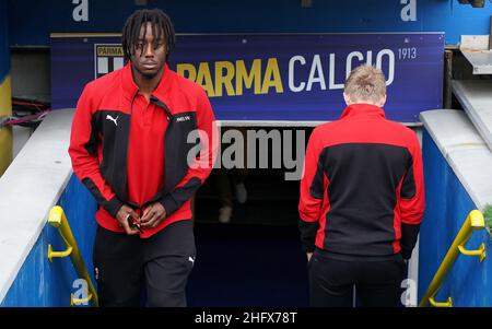 Lapresse - Spada 10 avril 2021 Parme ( Italie ) Sport Soccer A.C.Milan- saison 2020-2021 - série A Parme vs Milan dans la photo: Meite Banque D'Images