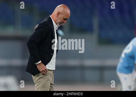 Lapresse - Spada 26 avril 2021 Rome ( Italie ) Sport Soccer A.C.Milan- saison 2020-2021 - série A Lazio vs Milan dans la photo: Stefano Pioli Banque D'Images