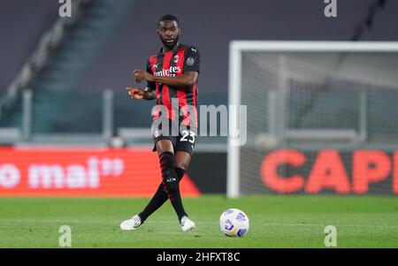 Lapresse - Spada 9 mai 2021 Turin ( Italie ) Sport Soccer A.C.Milan- saison 2020-2021 - série A Juventus vs Milan dans la photo: Tomori Banque D'Images