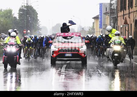 Fabio Ferrari/Lapresse 11 mai 2021 Italie Sport Cycling Giro d'Italia 2021 - 104th Edition - Stage 4 - de Piacenza à Sestola dans la photo: Vue panoramique Banque D'Images