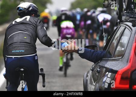 Fabio Ferrari/Lapresse 11 mai 2021 Italie Sport Cycling Giro d'Italia 2021 - 104th Edition - Stage 4 - de Piacenza à Sestola dans la photo: Vue panoramique Banque D'Images