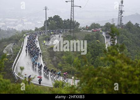 Fabio Ferrari/Lapresse 11 mai 2021 Italie Sport Cycling Giro d'Italia 2021 - 104th Edition - Stage 4 - de Piacenza à Sestola dans la photo: Paysage Banque D'Images