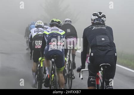 Fabio Ferrari/Lapresse 11 mai 2021 Italie Sport Cycling Giro d'Italia 2021 - 104th Edition - Stage 4 - de Piacenza à Sestola dans la photo: Paysage Banque D'Images