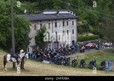 Fabio Ferrari/Lapresse 11 mai 2021 Italie Sport Cycling Giro d'Italia 2021 - 104th Edition - Stage 4 - de Piacenza à Sestola dans la photo: Paysage Banque D'Images