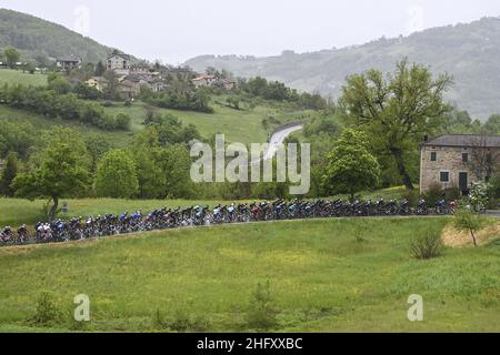 Fabio Ferrari/Lapresse 11 mai 2021 Italie Sport Cycling Giro d'Italia 2021 - 104th Edition - Stage 4 - de Piacenza à Sestola dans la photo: Paysage Banque D'Images