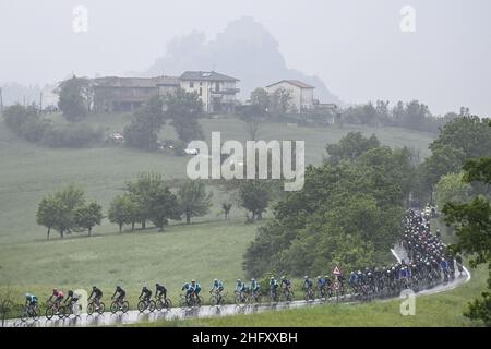 Fabio Ferrari/Lapresse 11 mai 2021 Italie Sport Cycling Giro d'Italia 2021 - 104th Edition - Stage 4 - de Piacenza à Sestola dans la photo: Paysage Banque D'Images