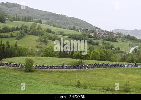 Fabio Ferrari/Lapresse 11 mai 2021 Italie Sport Cycling Giro d'Italia 2021 - 104th Edition - Stage 4 - de Piacenza à Sestola dans la photo: Paysage Banque D'Images