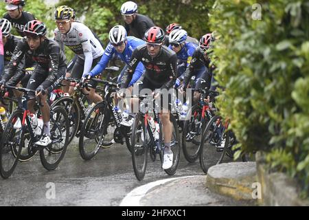 Fabio Ferrari/Lapresse 11 mai 2021 Italie Sport Cycling Giro d'Italia 2021 - 104th Edition - Stage 4 - de Piacenza à Sestola dans le pic: Pendant la course Banque D'Images