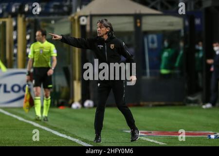 Stefano Nicoli/Lapresse 12-05-2021 Sport Soccer Atalanta vs Benevento série A Tim 2020/2021 Gewiss Stadium dans le Picture Filippo Inzaghi Banque D'Images