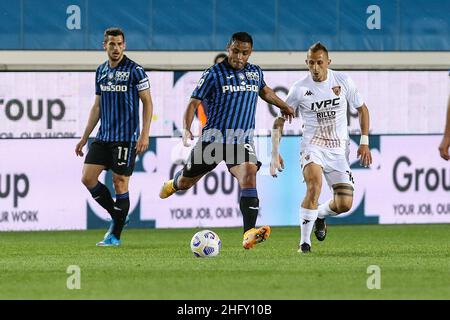 Stefano Nicoli/Lapresse 12-05-2021 Sport Soccer Atalanta vs Benevento Serie A Tim 2020/2021 Gewiss Stadium dans la photo Luis Muriel Banque D'Images