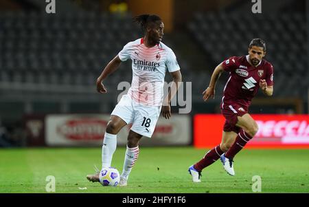 Lapresse - Spada 12 mai 2021 Turin ( Italie ) Sport Soccer AA.C.Milan- saison 2020-2021 - série A Torino vs Milan dans le pic:Meite Banque D'Images