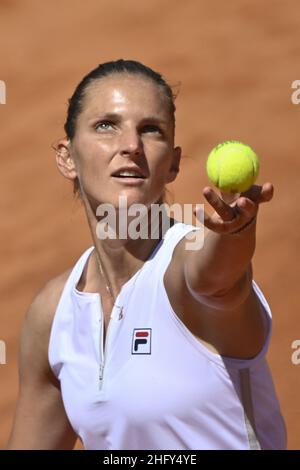 Fabrizio Corradetti - Lapresse 15/05/2021 Roma (Italie) Sport tennis semi-fin Karolina Pliskova (CZE) vs Petra Martic (CRO) Internazionali BNL d'Italia 2021 dans le pic: Karolina Pliskova Banque D'Images