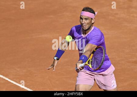 Fabrizio Corradetti - Lapresse 15/05/2021 Roma (Italie) Sport tennis semi-fin Reilly Opelka (USA) vs Rafael Nadal (ESP) Internazionali BNL d'Italia 2021 dans le pic: Rafael Nadal Banque D'Images