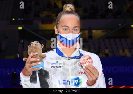 Alfredo Falcone - Lapresse 18 mai 2021 Budapest, Hongrie sport 35th Edition de la natation européenne Open dans le pic:Anna Erogova Banque D'Images