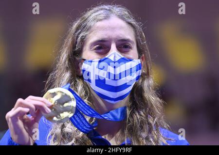 Alfredo Falcone - Lapresse 18 mai 2021 Budapest, Hongrie sport 35th Edition de la natation européenne Open dans le pic:Anna Ntountounaki Banque D'Images