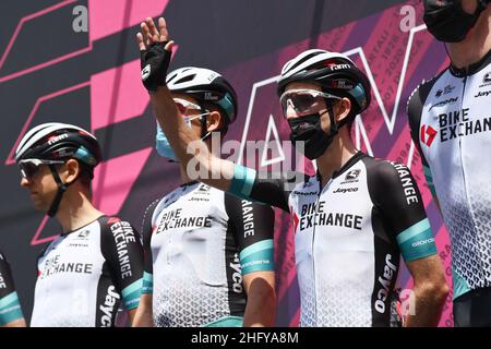 GIAN Mattia d'Alberto/Lapresse 19 mai 2021 - Pérouse, Italie Sport Cyclisme Giro d'Italia 2021 - 104th Edition - Stage 11 - de Pérouse à Montalcino dans la photo: YATES Simon Philip (GBR) (ÉQUIPE BIKEEXCHANGE) Banque D'Images