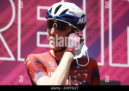 Marco Alpozzi/Lapresse 21 mai 2021 Ravenne, Italie Sport Cyclisme Giro d'Italia 2021 - 104th Edition - Stage 13 - de Ravenne à Vérone dans le cadre de la photo: MARTIN Daniel (IRL) (NATION DE DÉPART D'ISRAËL) Banque D'Images