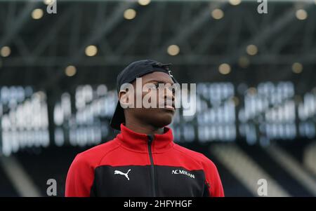 Lapresse - Spada 23 mai 2021 Bergame ( Italie ) Sport Soccer A.C.Milan- saison 2020-2021 - série A Atalanta vs Milan dans la photo: Rafael Leao Banque D'Images