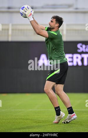 Fabio Rossi/AS Roma/Lapresse 23/05/2021 la Spezia (Italie) Sport Soccer Spezia-Roma Ligue italienne de football série A Tim 2020/2021 - Stadio Comunale Alberto Picco dans la photo: Daniel Fuzato Banque D'Images