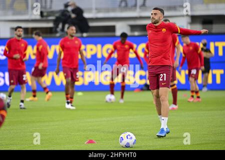 Fabio Rossi/AS Roma/Lapresse 23/05/2021 la Spezia (Italie) Sport Soccer Spezia-Roma Ligue italienne de football série A Tim 2020/2021 - Stadio Comunale Alberto Picco dans le pic: Mayoral Banque D'Images