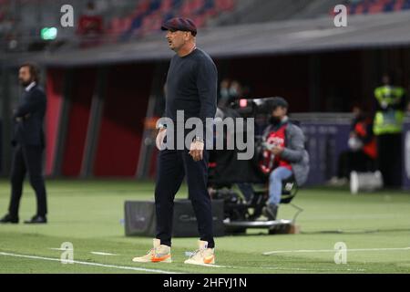 Michele Nucci/Lapresse 23 mai 2021 Bologna, Italie sport - football Bologna F.C. vs Juventus football Club - Championnat italien de football League A TIM 2020/2021 - Renato Dall'Ara Stadium in the pic: Sinisa Mihajlovic (Bologna F.C.) Banque D'Images