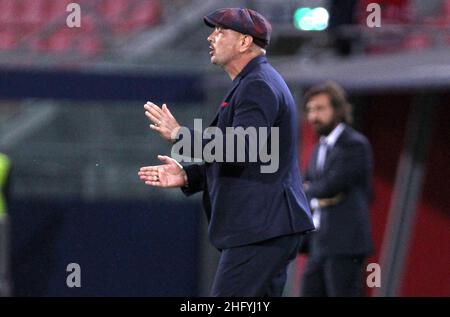 Michele Nucci/Lapresse 23 mai 2021 Bologna, Italie sport - football Bologna F.C. vs Juventus football Club - Championnat italien de football League A TIM 2020/2021 - Renato Dall'Ara Stadium in the pic: Sinisa Mihajlovic (Bologna F.C.) Banque D'Images