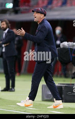 Michele Nucci/Lapresse 23 mai 2021 Bologna, Italie sport - football Bologna F.C. vs Juventus football Club - Championnat italien de football League A TIM 2020/2021 - Renato Dall'Ara Stadium in the pic: Sinisa Mihajlovic (Bologna F.C.) Banque D'Images